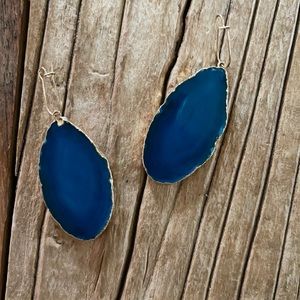 Blue earrings